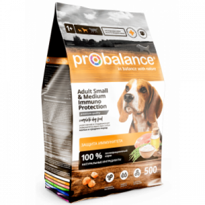 Probalance Immuno Adult Small & Medium корм для взрослых собак Малых и Средних пород